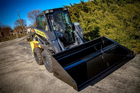 high reach skid steer bucket|1 yard skid loader bucket.